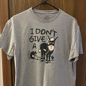 Gray Graphic Funny T-Shirt